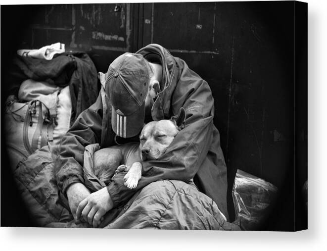 Animal Canvas Print featuring the photograph When All I Have Left To Give Is Love by Ray Clark