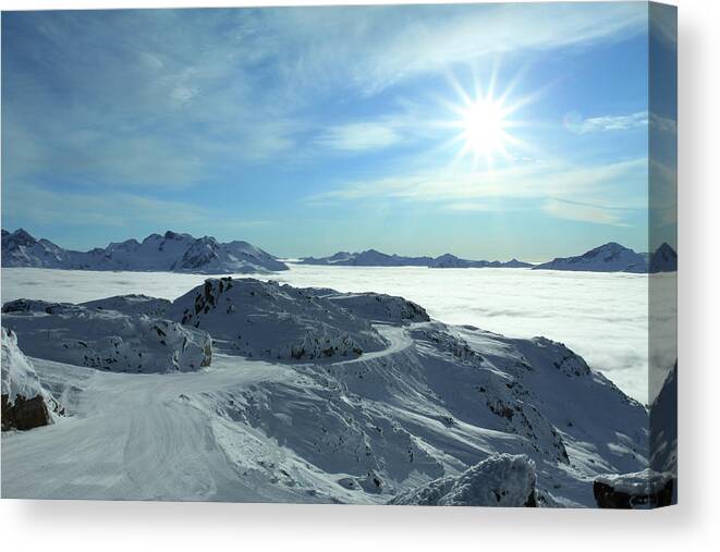 Scenics Canvas Print featuring the photograph Whistler Landscape by Bryn Scott Photo