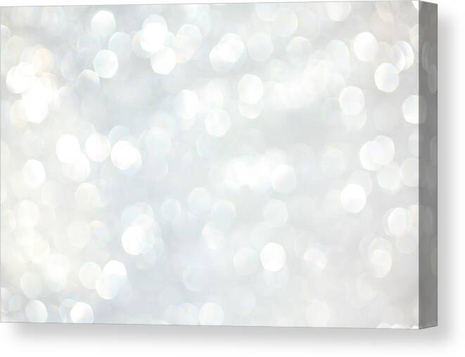 Holiday Canvas Print featuring the photograph White Sparkles by Merrymoonmary