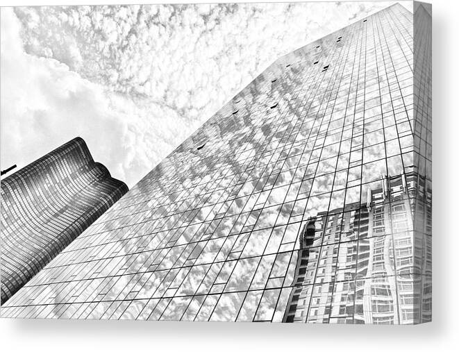 Building Canvas Print featuring the photograph Window Pane by Katherine Erickson