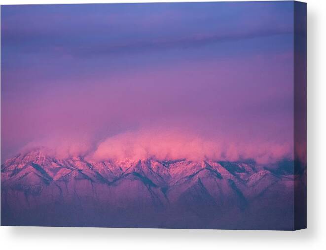 Utah Canvas Print featuring the photograph Winter Light by Robert Fawcett
