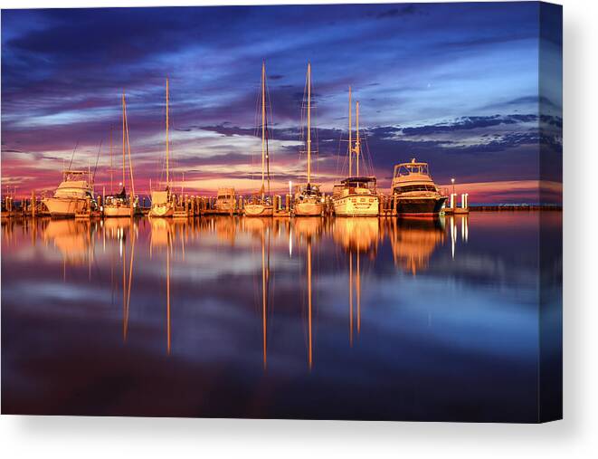 Sunrise Canvas Print featuring the photograph Worth Waiting For Too by Christopher Rice