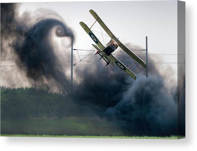 Yin Yang Canvas Print featuring the photograph Yin & Yang by Piotr Wrobel