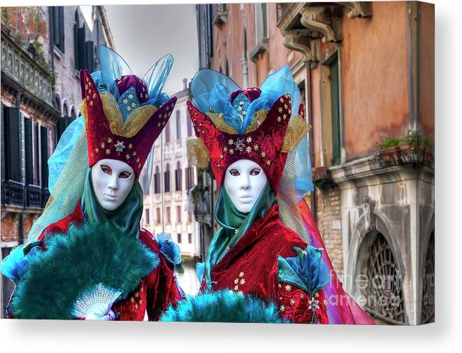 Carnevale Canvas Print featuring the photograph 024 by Paolo Signorini