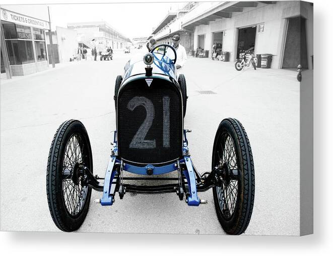  Canvas Print featuring the photograph 1916 Hudson by Josh Williams
