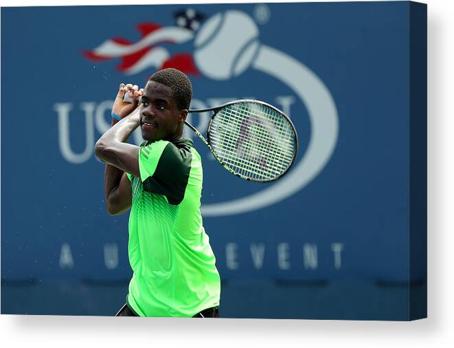 Tennis Canvas Print featuring the photograph 2014 US Open - Day 12 #1 by Matthew Stockman