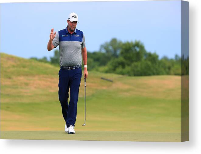 Following Canvas Print featuring the photograph AT&T Byron Nelson - Final Round #1 by Tom Pennington