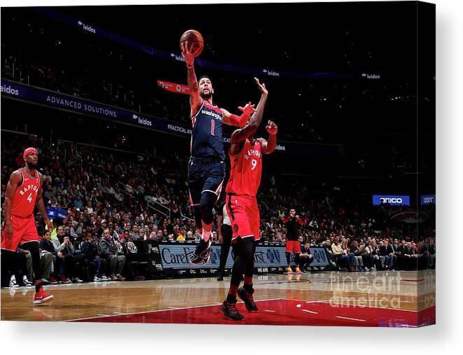 Austin Rivers Canvas Print featuring the photograph Austin Rivers #1 by Ned Dishman