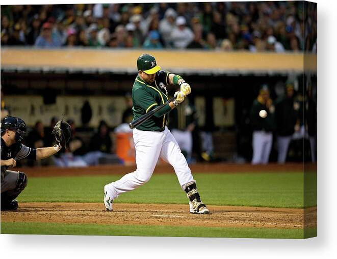 People Canvas Print featuring the photograph Billy Butler by Jason O. Watson