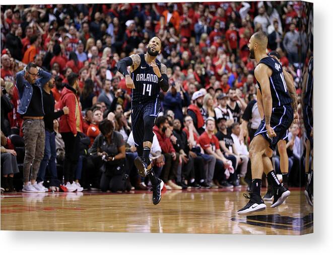 Dj Augustin Canvas Print featuring the photograph D.j. Augustin #1 by David Sherman