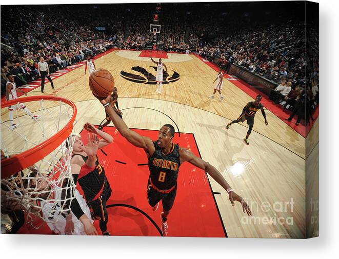 Nba Pro Basketball Canvas Print featuring the photograph Dwight Howard by Ron Turenne