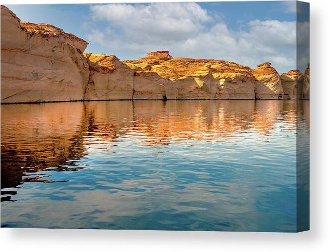 Arizona Canvas Print featuring the photograph Glen Canyon by Jerry Cahill