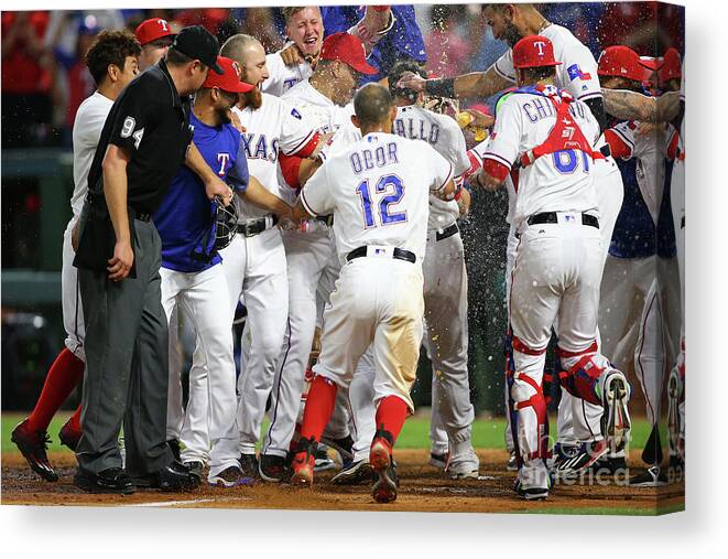 Ninth Inning Canvas Print featuring the photograph Joey Gallo #1 by Rick Yeatts