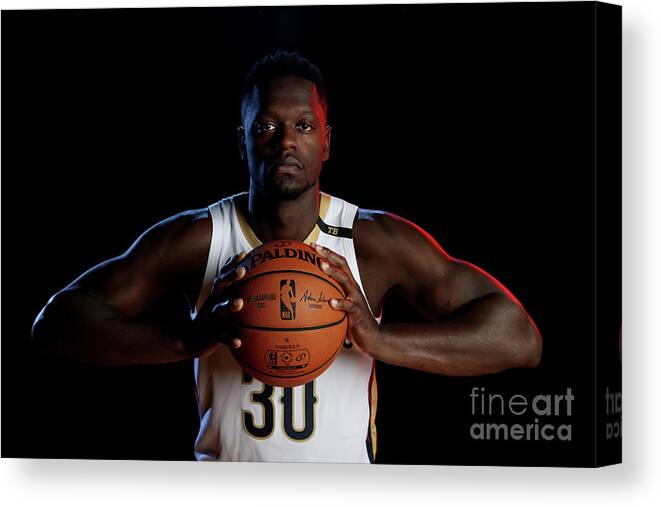 Media Day Canvas Print featuring the photograph Julius Randle by Layne Murdoch Jr.