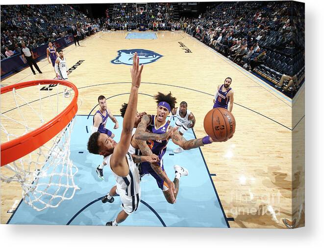 Nba Pro Basketball Canvas Print featuring the photograph Kelly Oubre by Joe Murphy