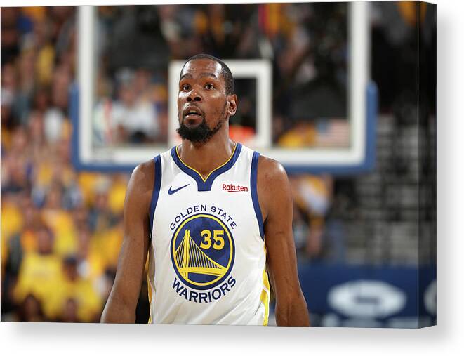 Playoffs Canvas Print featuring the photograph Kevin Durant #1 by Joe Murphy
