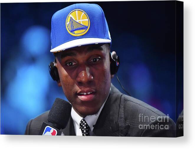 Nba Pro Basketball Canvas Print featuring the photograph Kevon Looney by Jesse D. Garrabrant
