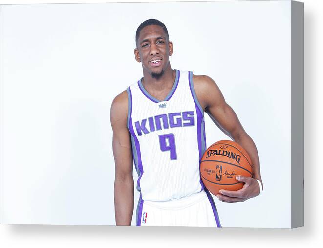 Langston Galloway Canvas Print featuring the photograph Langston Galloway by Rocky Widner