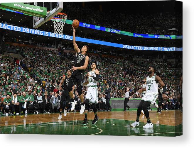Playoffs Canvas Print featuring the photograph Malcolm Brogdon by Brian Babineau