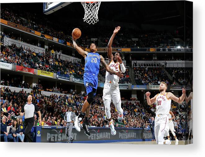 Nba Pro Basketball Canvas Print featuring the photograph Markelle Fultz by Ron Hoskins