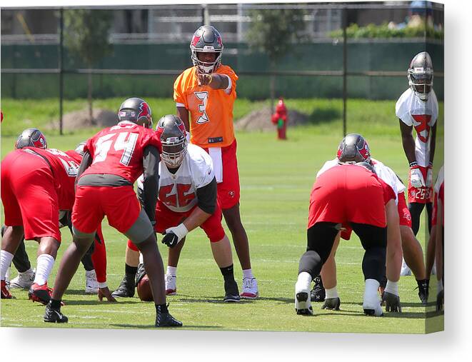 Otas Canvas Print featuring the photograph NFL: JUN 07 Buccaneers OTA #1 by Icon Sportswire