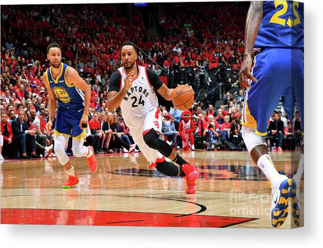 Playoffs Canvas Print featuring the photograph Norman Powell by Jesse D. Garrabrant