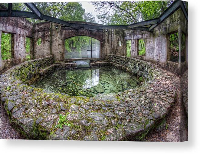 Paradise Springs Canvas Print featuring the photograph Paradise Springs #1 by Brad Bellisle