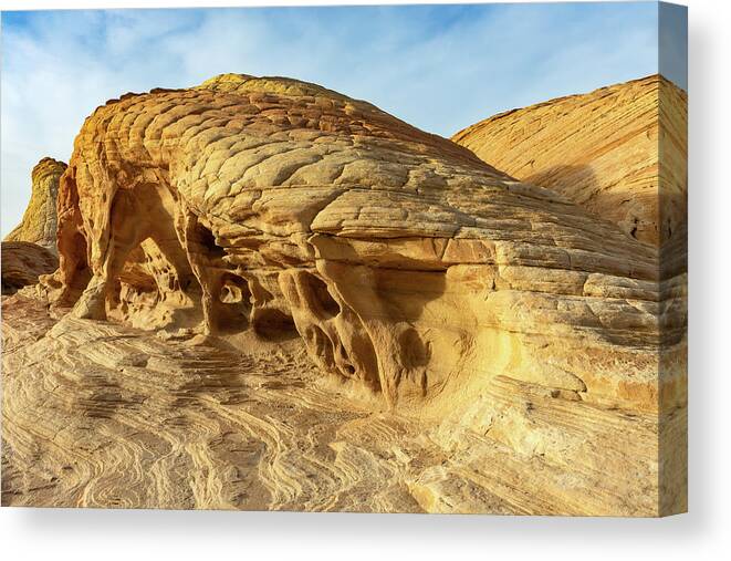 Nevada Canvas Print featuring the photograph Rock Monster #1 by James Marvin Phelps