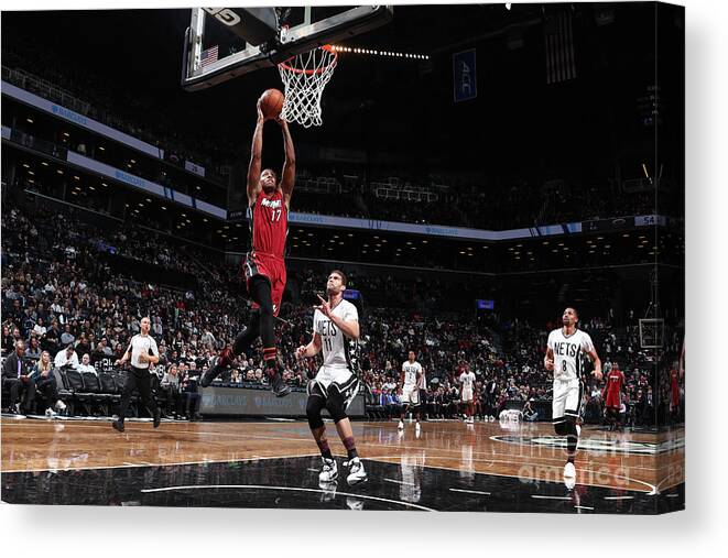 Nba Pro Basketball Canvas Print featuring the photograph Rodney Mcgruder by Nathaniel S. Butler
