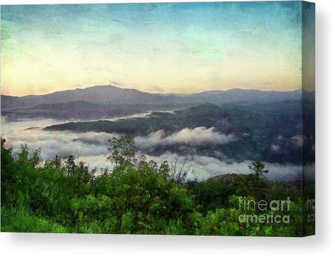 Morning Canvas Print featuring the photograph Scenic Overlook 12 #1 by Phil Perkins
