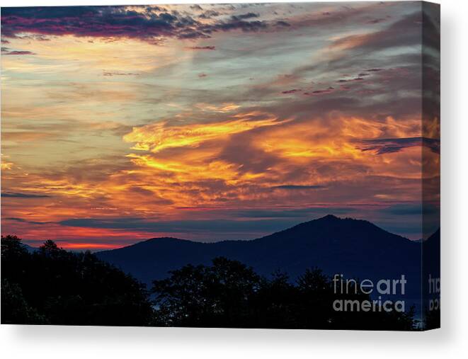  Canvas Print featuring the photograph Scenic Overlook 15 #1 by Phil Perkins