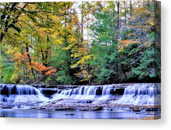  Canvas Print featuring the photograph South Chagrin by Brad Nellis
