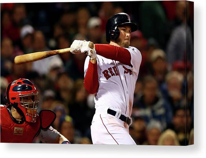Playoffs Canvas Print featuring the photograph Stephen Drew by Elsa