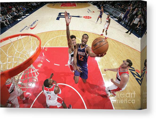 Nba Pro Basketball Canvas Print featuring the photograph T.j. Warren by Ned Dishman