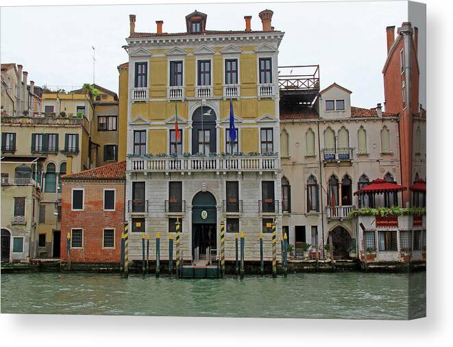 Venice Canvas Print featuring the photograph Venice Italy Grand Canal #2 by Richard Krebs