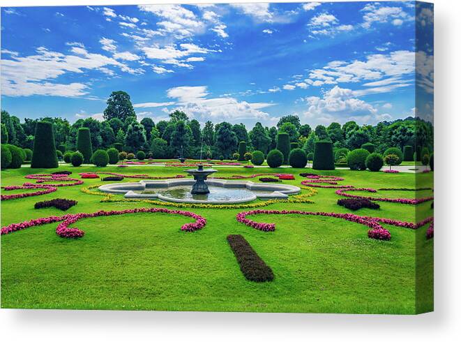 #gardens Canvas Print featuring the photograph Vienna Gardens #2 by Angela Carrion Photography