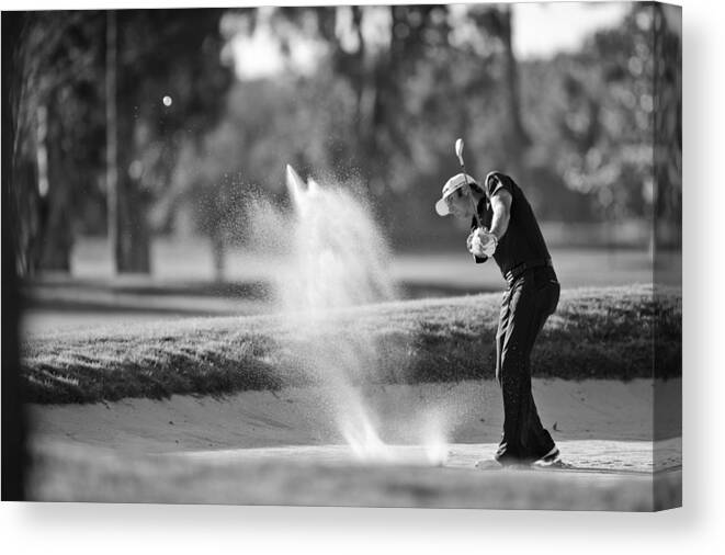 Doral Canvas Print featuring the photograph World Golf Championships-Cadillac Championship - Final Round #1 by Rob Tringali