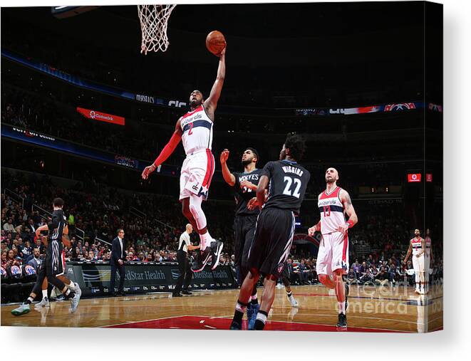 John Wall Canvas Print featuring the photograph John Wall by Ned Dishman