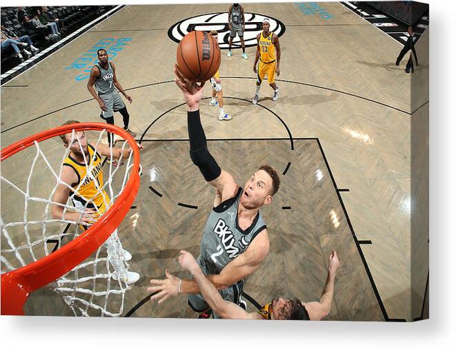 Nba Pro Basketball Canvas Print featuring the photograph Blake Griffin by Nathaniel S. Butler