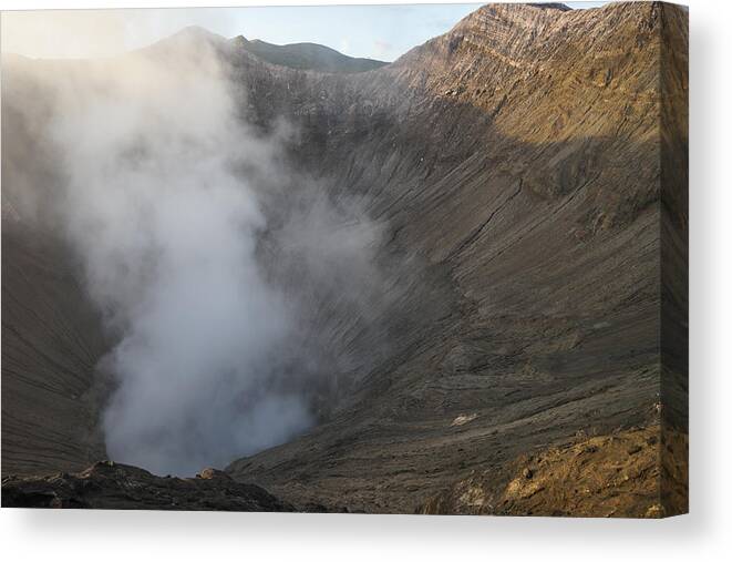 Social Issues Canvas Print featuring the photograph Bromo National Park #11 by Shaifulzamri