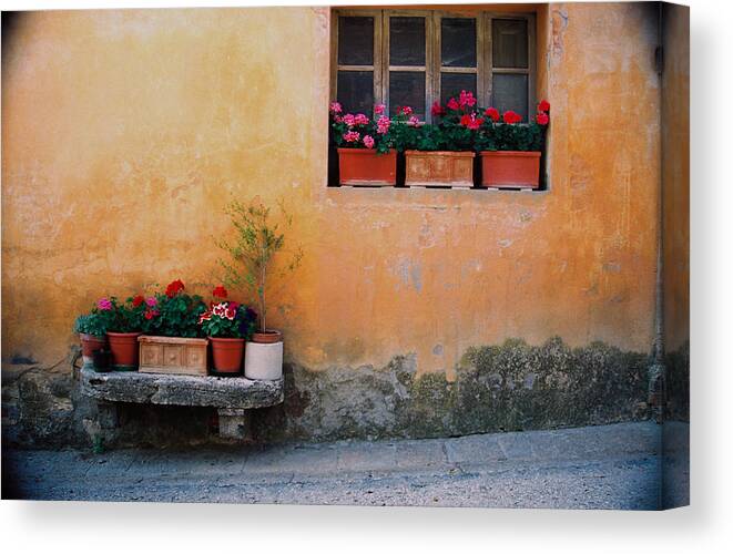 Travel Canvas Print featuring the photograph Italy by Claude Taylor