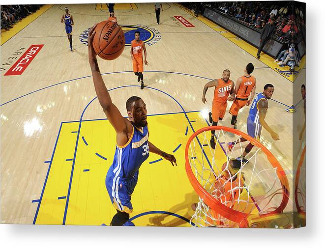 Kevin Durant Canvas Print featuring the photograph Kevin Durant #11 by Noah Graham