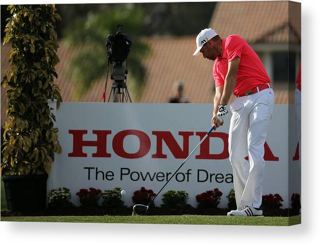 People Canvas Print featuring the photograph The Honda Classic - Final Round #11 by Mike Ehrmann