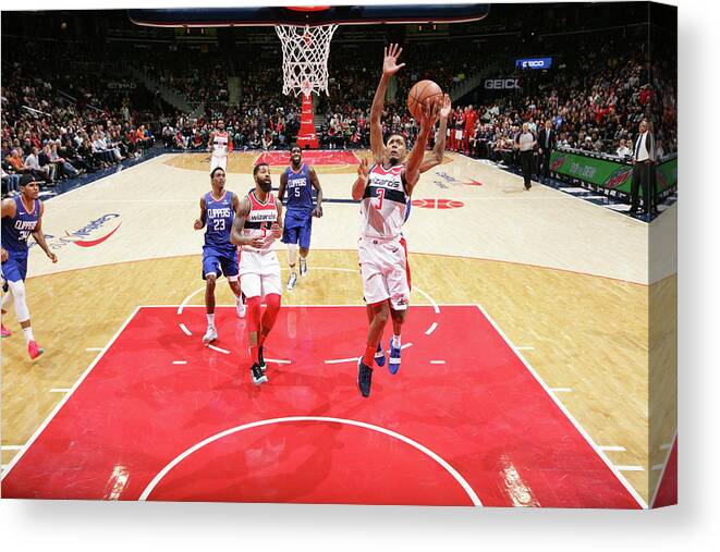 Nba Pro Basketball Canvas Print featuring the photograph Bradley Beal by Ned Dishman