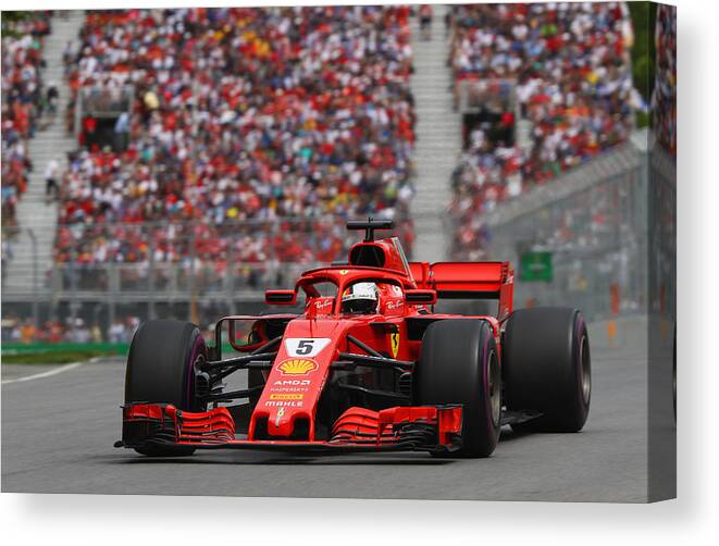 Formula One Grand Prix Canvas Print featuring the photograph Canadian F1 Grand Prix #12 by Mark Thompson