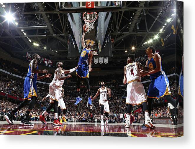 Playoffs Canvas Print featuring the photograph Kevin Durant by Nathaniel S. Butler