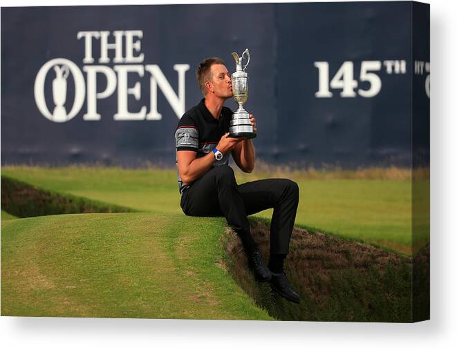 People Canvas Print featuring the photograph 145th Open Championship - Day Four by Matthew Lewis