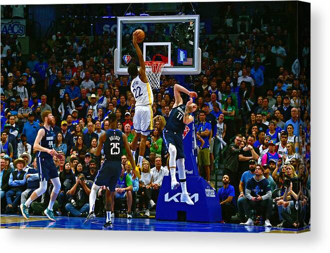Andrew Wiggins Canvas Print featuring the photograph Andrew Wiggins #15 by Noah Graham
