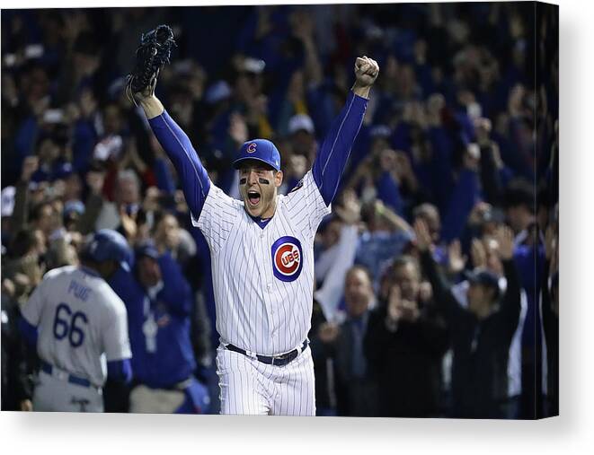 Three Quarter Length Canvas Print featuring the photograph Anthony Rizzo by Jonathan Daniel