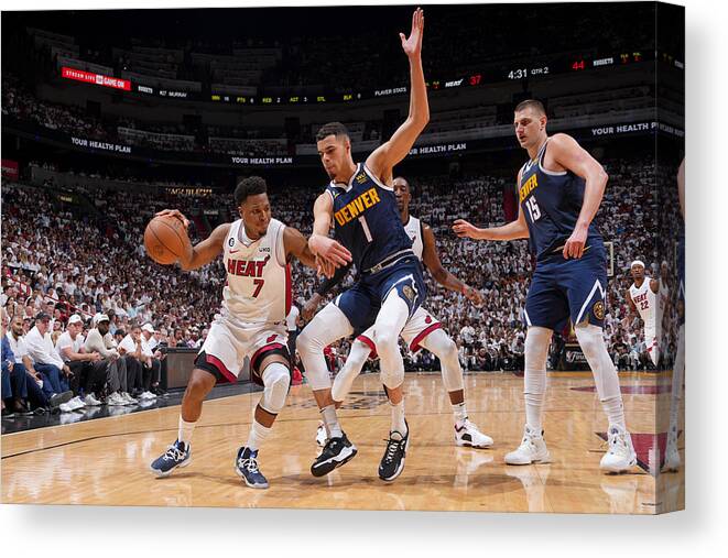 Playoffs Canvas Print featuring the photograph Kyle Lowry #17 by Jesse D. Garrabrant